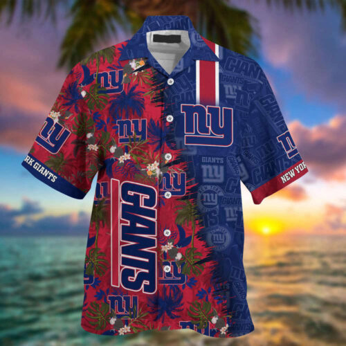 New York Giants NFL-Summer Hawaii Shirt And Shorts For Your Loved Ones