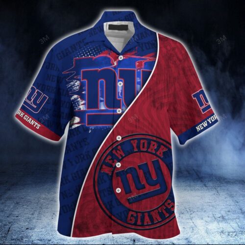 New York Giants NFL-Summer Hawaiian Shirt And Shorts New Trend For This Season