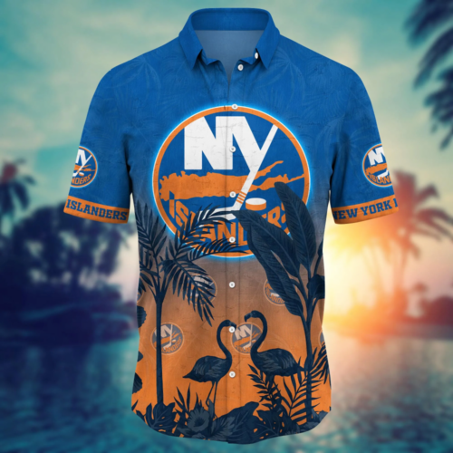 New York Islanders NHL Flower Hawaii Shirt And Tshirt For Fans, Summer Football Shirts