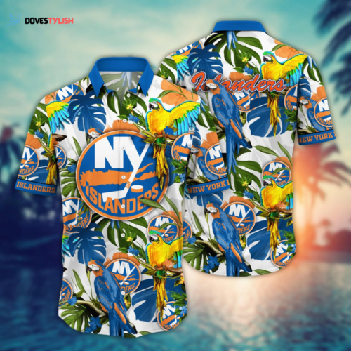 New York Islanders NHL Flower Hawaii Shirt   For Fans, Summer Football Shirts