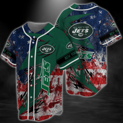 New York Jets NFL Baseball Jersey Shirt Classic Design  For Men Women