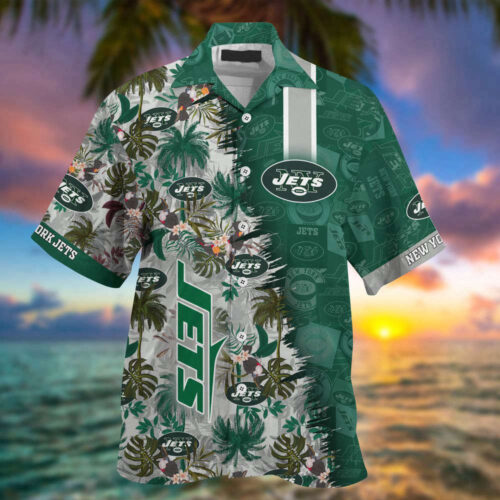 New York Jets NFL-Summer Hawaii Shirt And Shorts For Your Loved Ones