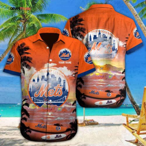 New York Mets Custom Name Hawaii Shirt For Men And Women