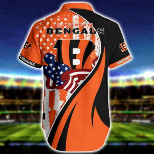NFL Cincinnati Bengals Hawaiian Shirt Short For Fans