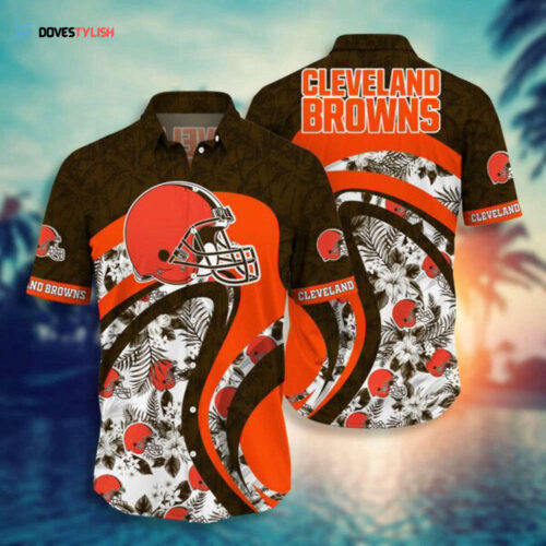 NFL Cleveland Browns Hawaiian Shirt Short  Style Hot Trending For Men And Women