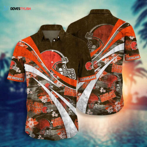 NFL Cleveland Browns Hawaiian Shirt Style Trending For Men And Women