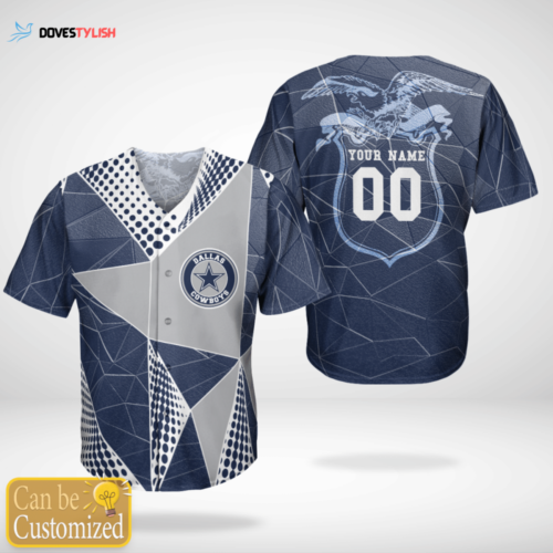 Dallas Cowboys NFL Baseball Jersey Shirt for Stylish Fans