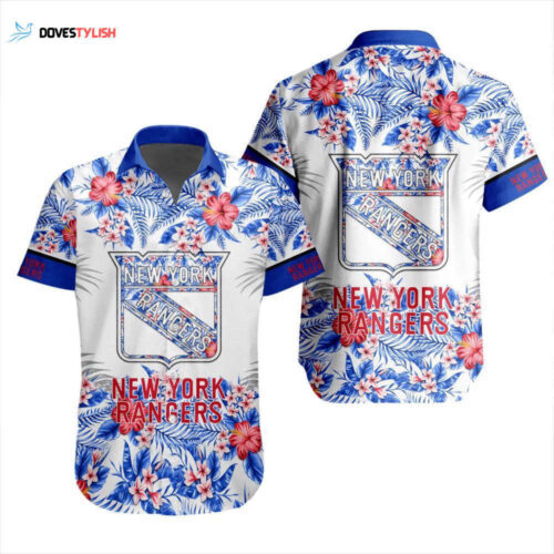 NHL New York Rangers Hawaiian Shirt  For Men And Women