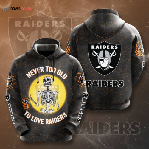 Oakland Raiders 3D Hoodie, Best Gift For Men And Women