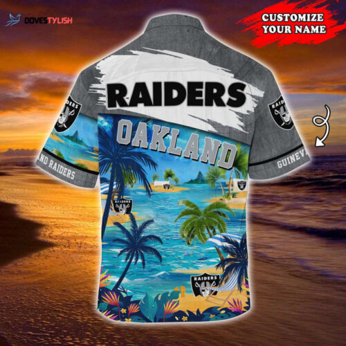 Oakland Raiders NFL-Customized Summer Hawaii Shirt For Sports Fans