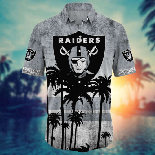 Oakland Raiders NFL-Hawaii Shirt Short Style Hot Trending Summer  For Men And Women