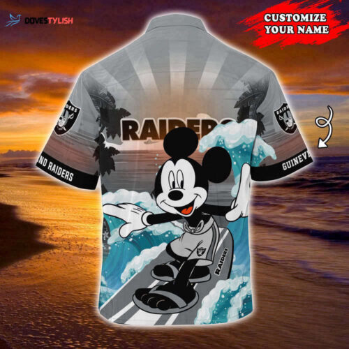 Oakland Raiders NFL-Summer Customized Hawaii Shirt For Sports Fans