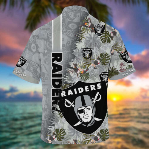 Oakland Raiders NFL-Summer Hawaii Shirt And Shorts For Your Loved Ones
