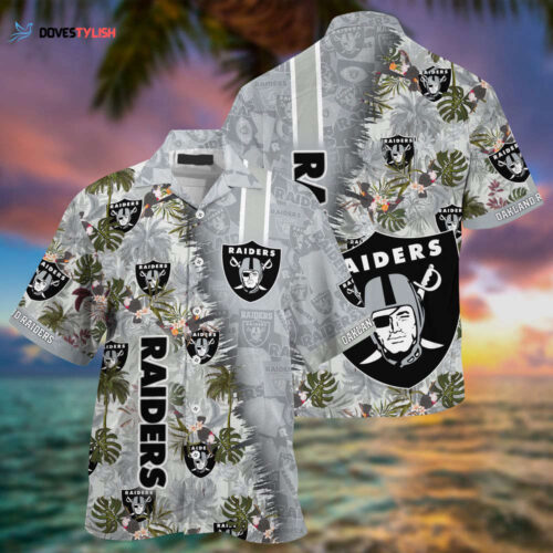 Oakland Raiders NFL-Summer Hawaii Shirt And Shorts For Your Loved Ones