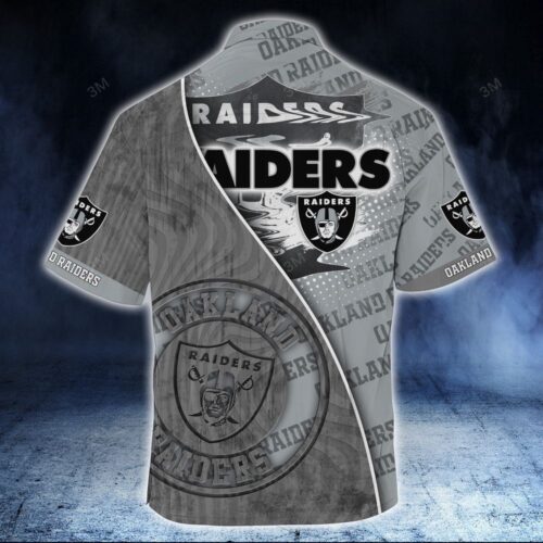 Oakland Raiders NFL-Summer Hawaiian Shirt And Shorts New Trend For This Season