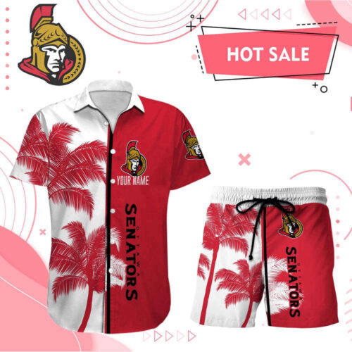 Ottawa Senators Hawaii Shirt Men   Custom  NHL  For Men And Women