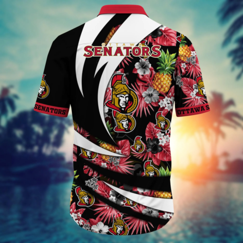 Ottawa Senators NHL Flower Hawaii Shirt  For Fans, Summer Football Shirts