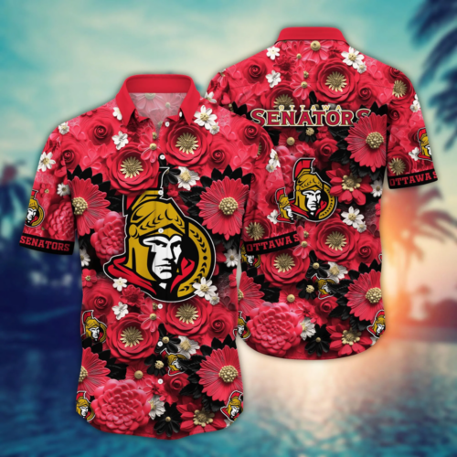 Ottawa Senators NHL Hawaiian Shirt Trending For This Summer CustomIze Shirt Any Team