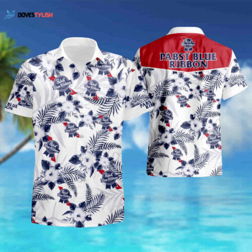 Pabst Blue Ribbon Hawaiian Shirt For Men And Women summer shirt