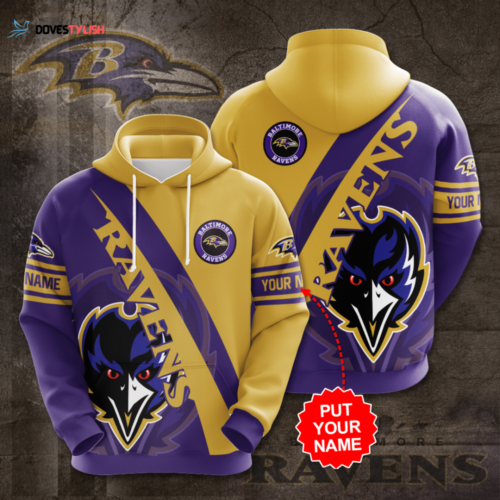 Personalized Baltimore Ravens  3D Hoodie, Best Gift For Men And Women