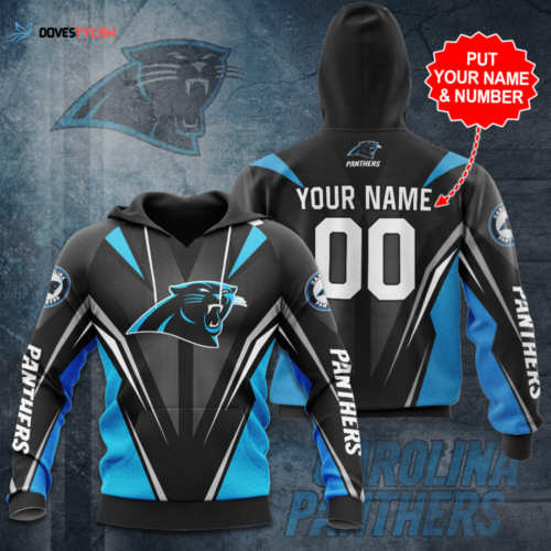 Personalized Carolina Panthers  3D Hoodie, Best Gift For Men And Women