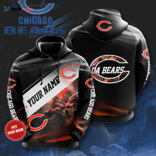 Personalized Chicago Bears  3D Hoodie, Best Gift For Men And Women