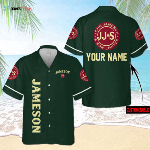 Personalized Jameson Irish Whiskey Hawaiian Shirt, Gift For Men And Women