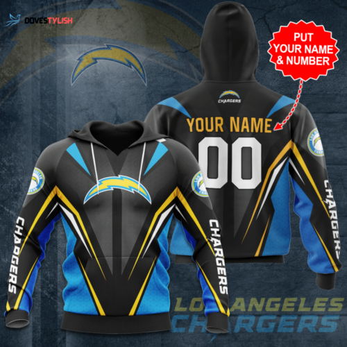 Personalized Los Angeles Chargers 3D Hoodie, Best Gift For Men And Women