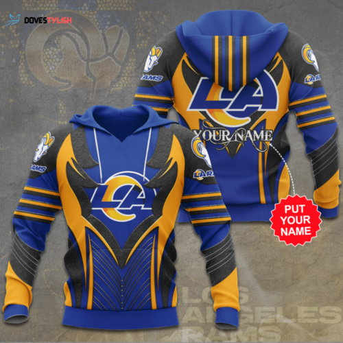 Personalized Los Angeles Rams 3D Hoodie, Best Gift For Men And Women