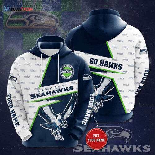 Personalized Seattle Seahawks 3D Hoodie, Gift For Men And Women