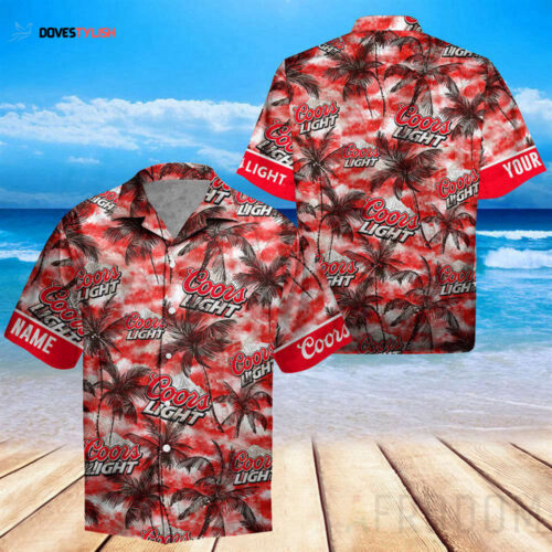 Personalized Tropical Coors Light Hawaiian Shirt For Men And Women