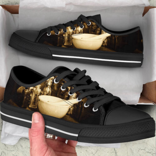 Pharmacy Bowl Low Top Shoes Canvas Sneakers Comfortable Casual Shoes For Men Women