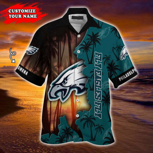 Philadelphia Eagles NFL-Customized Summer Hawaii Shirt For Sports Enthusiasts