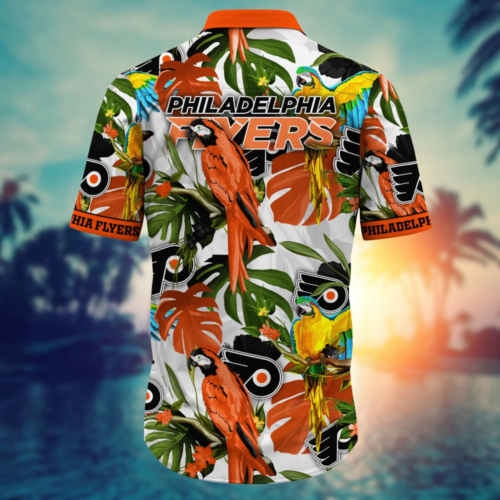 Philadelphia Flyers NHL Flower Hawaii Shirt   For Fans, Summer Football Shirts