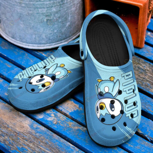 Piplup Water Type Pokemon Cute Crocs Classic Clogs Shoes In Blue