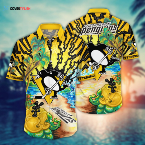 Pittsburgh Penguins NHL Flower Hawaii Shirt And Tshirt For Fans, Summer Football Shirts