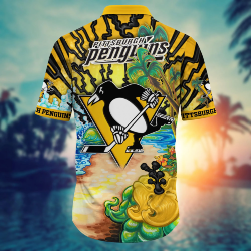 Pittsburgh Penguins NHL Flower Hawaii Shirt And Tshirt For Fans, Summer Football Shirts