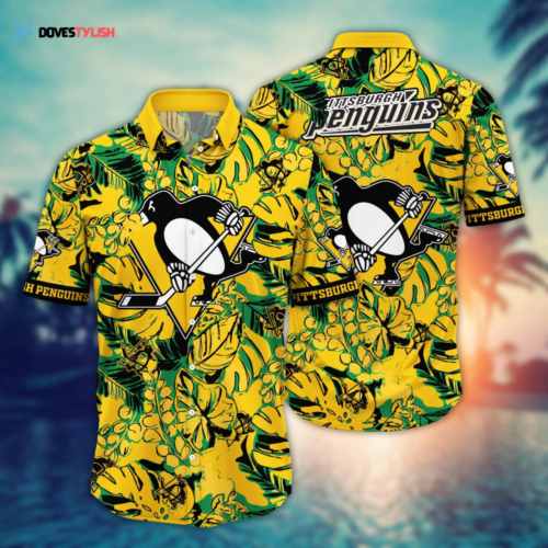 Pittsburgh Penguins NHL Flower Hawaii Shirt  For Fans, Summer Football Shirts