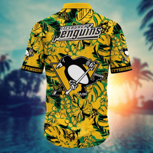 Pittsburgh Penguins NHL Flower Hawaii Shirt  For Fans, Summer Football Shirts