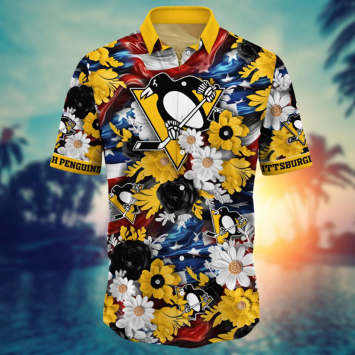 Pittsburgh Penguins NHL Hawaii Shirt Independence Day, Summer Shirts For Men And Womnen