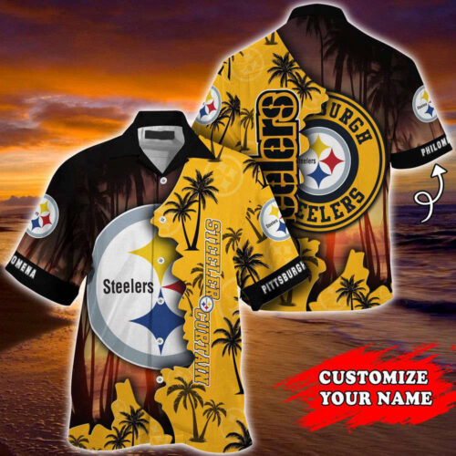 Pittsburgh Steelers NFL-Customized Summer Hawaii Shirt For Sports Enthusiasts