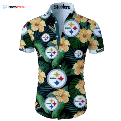 Pittsburgh Steelers Tropical Flower Hawaiian Shirt Gift For Fans NFL