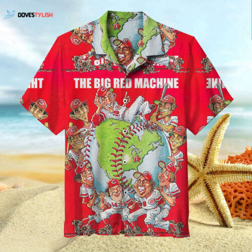 Retro Cincinnati Reds Hawaiian Shirt, Best Gift For Men And Women