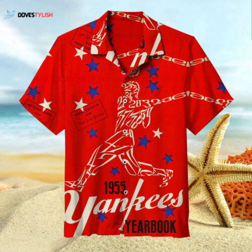 Retro New York Yankees Hawaiian Shirt, Best Gift For Men And Women