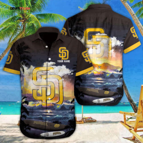 San Diego Padres Custom Name Hawaii Shirt For Men And Women