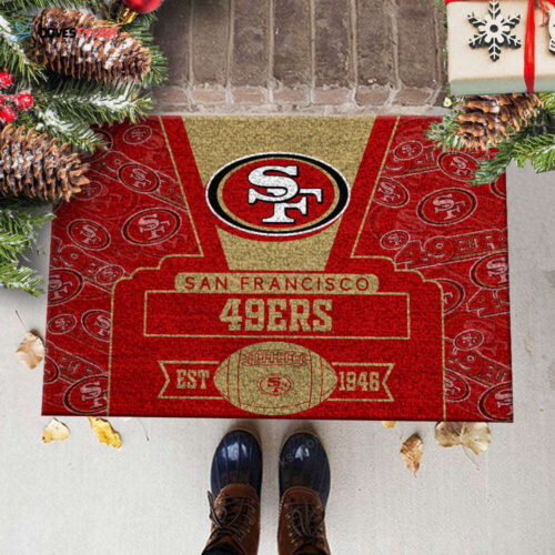 San Francisco 49ers Doormat, Gift For Home Decor