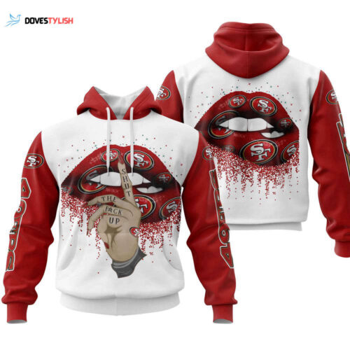 San Francisco 49ers Lips Hoodie, Best Gift For Men And Women