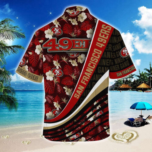San Francisco 49ers NFL-Summer Hawaii Shirt With Tropical Flower Pattern For Fans