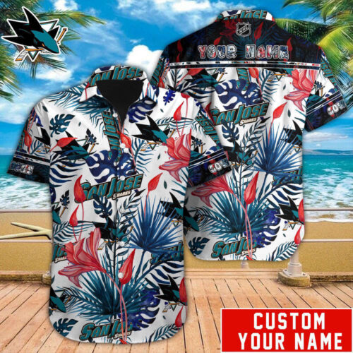 San Jose Sharks NHL-Hawaiian Shirt, Gift For Men And Women