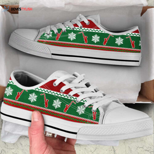 Cat Lover Shoes Christmas Knitted Seamless Low Top Shoes Canvas Shoes Print Lowtop, Best Shoes Christmas